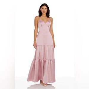 Dress The Population Tessa Maxi Dress Small B1567